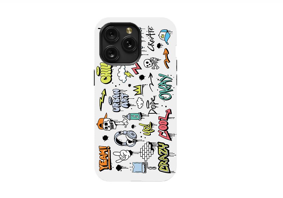 Graffiti Cartoons-Doodles Phone Case