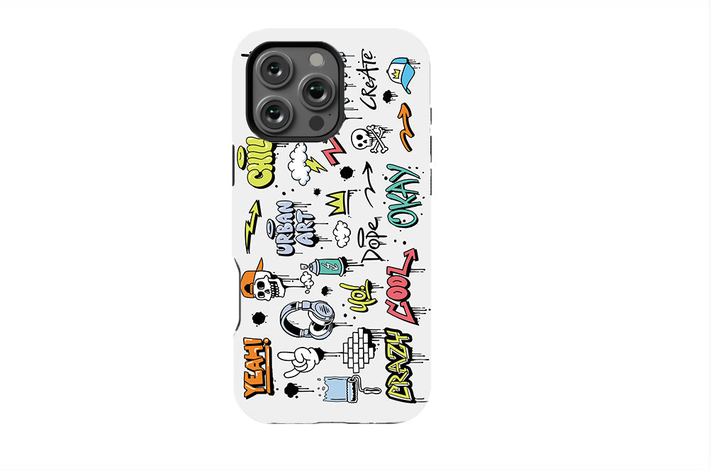 Graffiti Cartoons-Doodles Phone Case