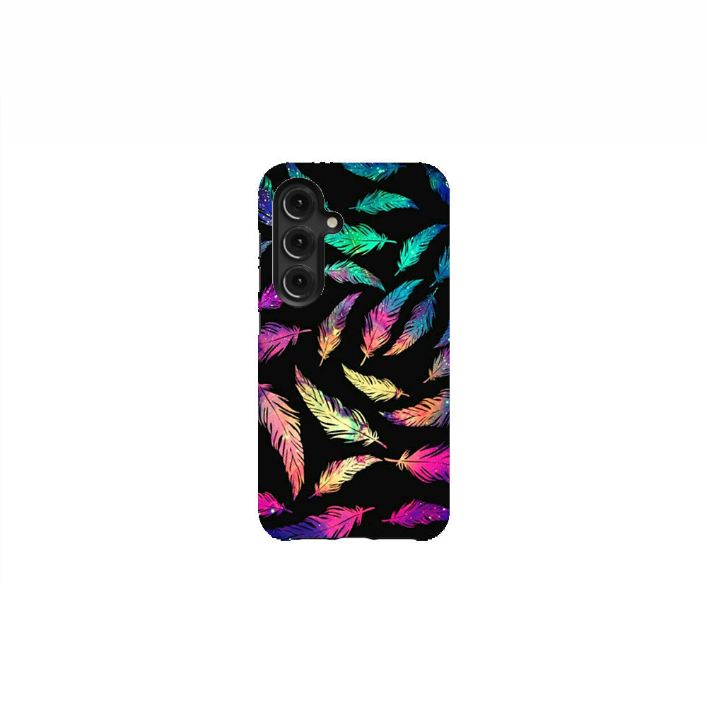 Galaxy Feathers Phone Case