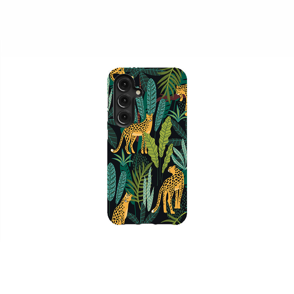 Leopards-Tropical Leaves Phone Case