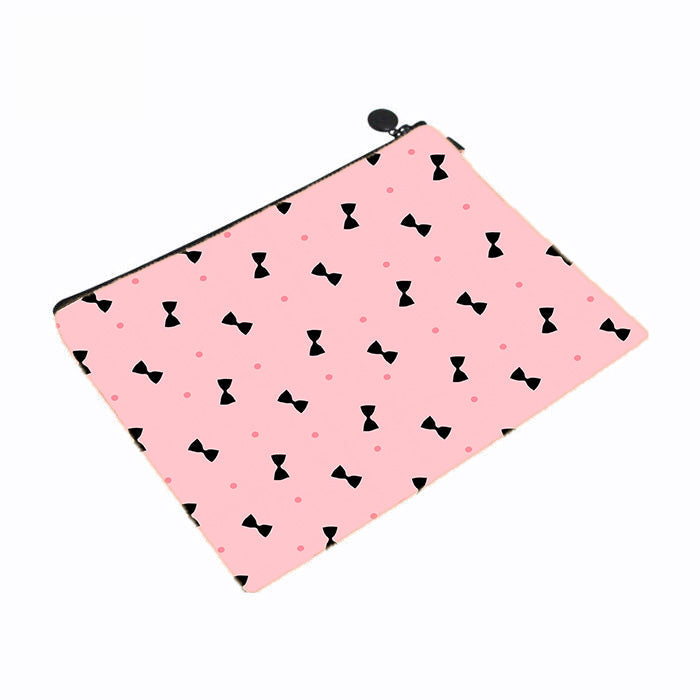Pink Bowtie Makeup Bag
