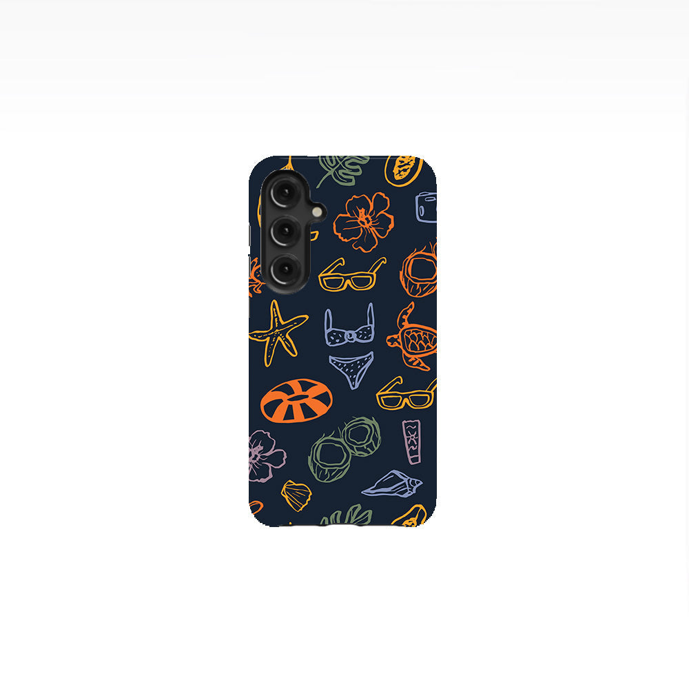 Doodle Summer Vacation Phone Case