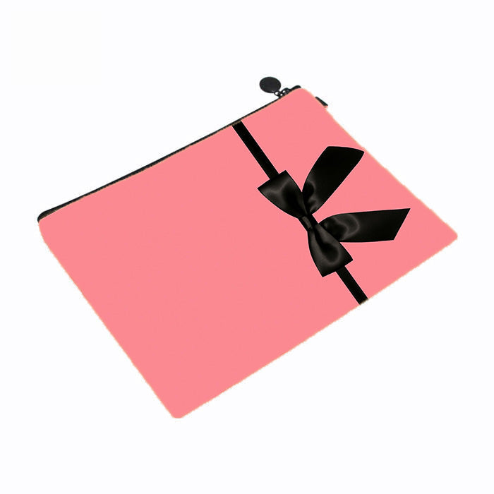 Pink Ribbon Makeup Bag