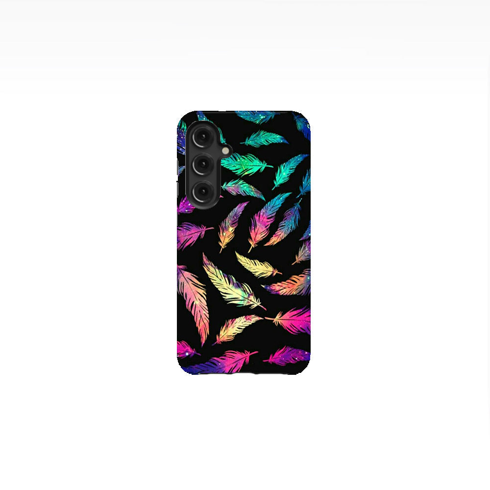 Galaxy Feathers Phone Case