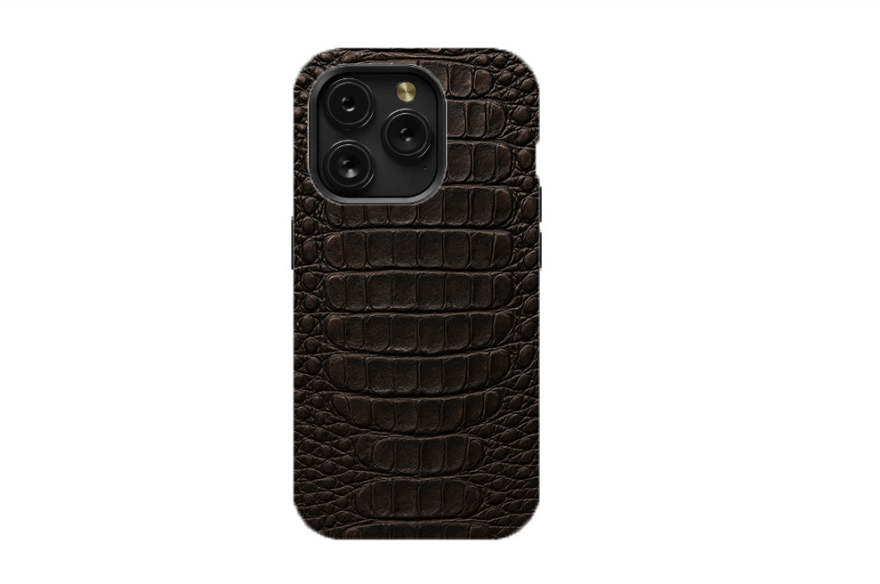 Crocodile Skin Texture - Black