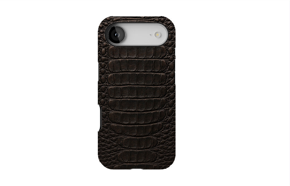 Crocodile Skin Texture - Black