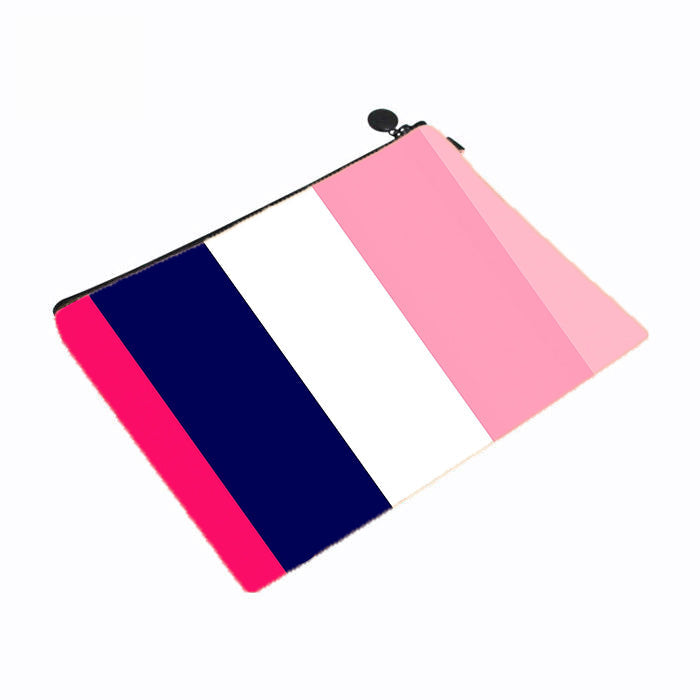 Blush Contrast Makeup Bag