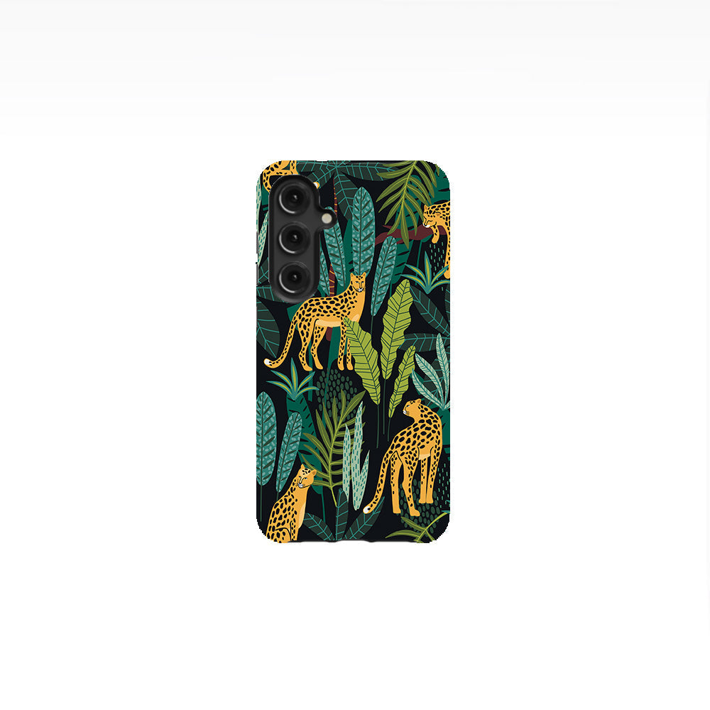 Leopards-Tropical Leaves Phone Case