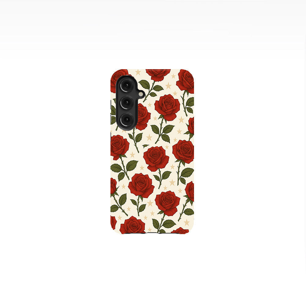Red Rose and Star Phone Case
