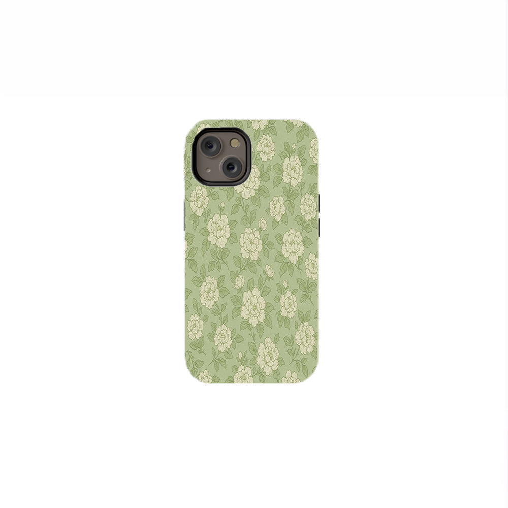 Sage floral Phone Case