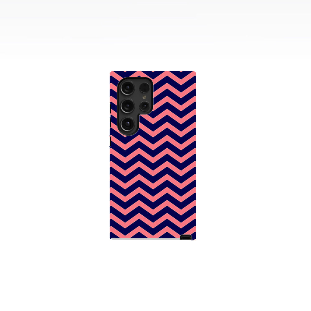 Coral ZigZag Phone Case