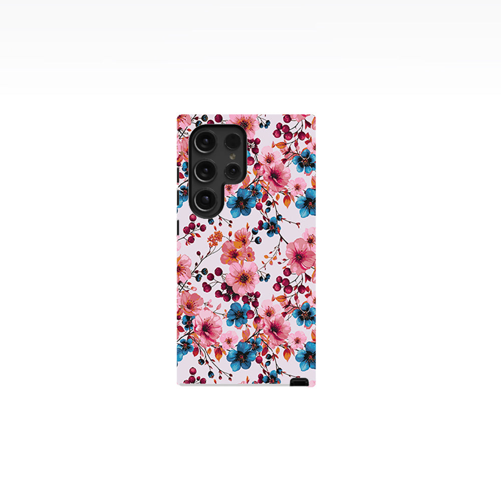 Dual-Tone Cherry Blossoms Phone Case