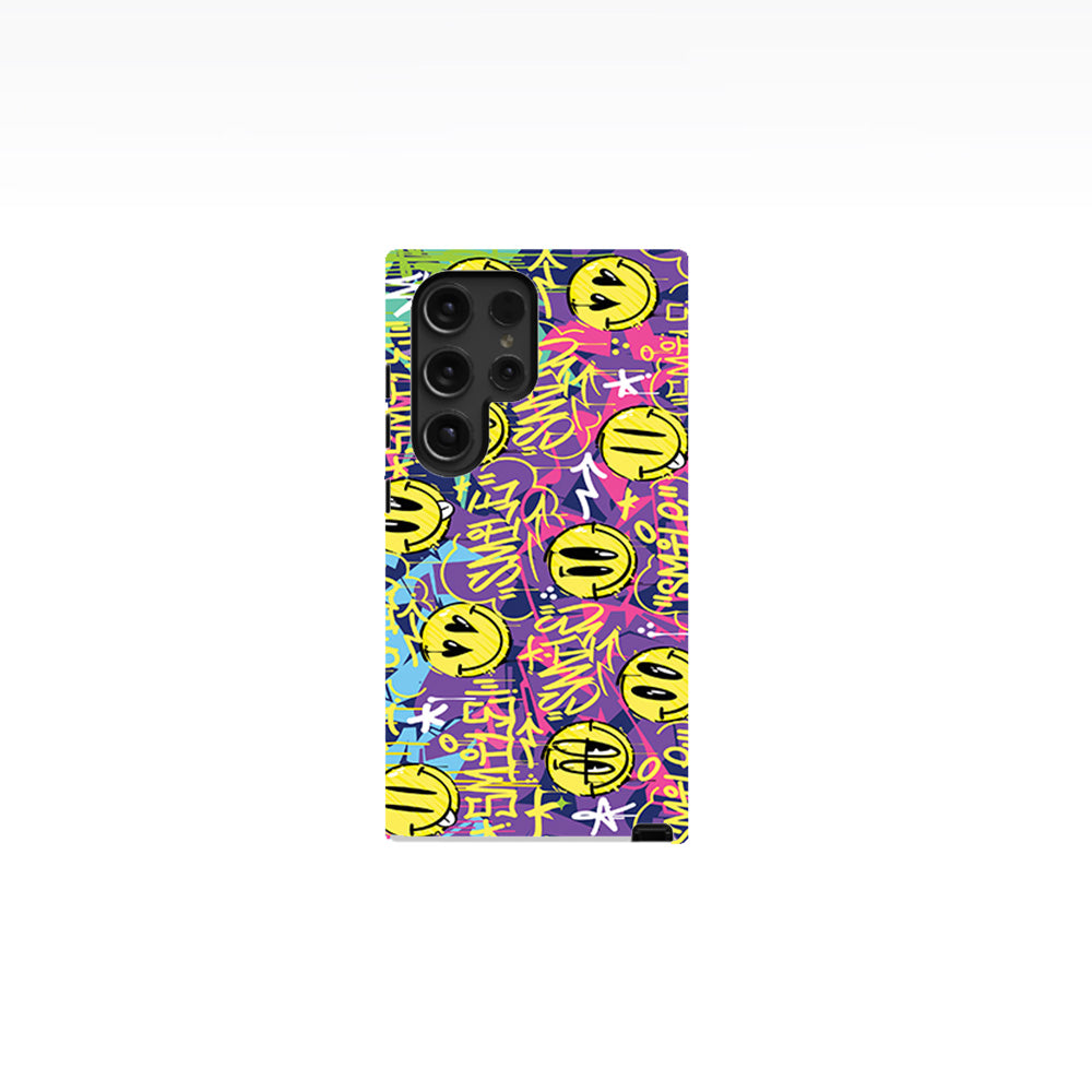 Graffiti Happy Smiling Face Phone Case