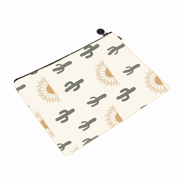 Summer Cactus On Desert Makeup Bag