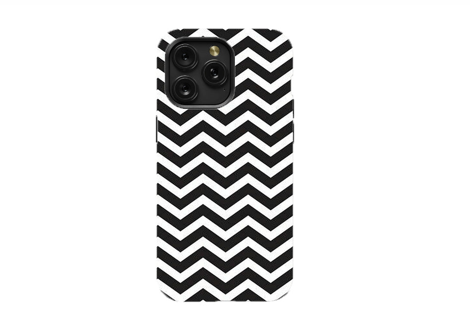 Chevron Noir Phone Case