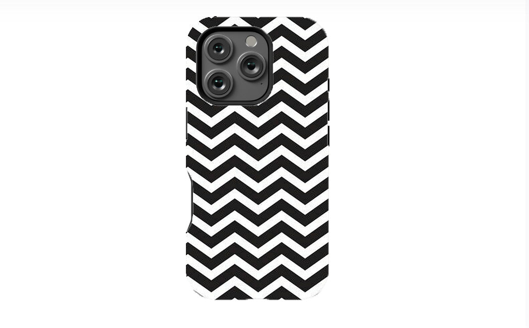 Chevron Noir Phone Case