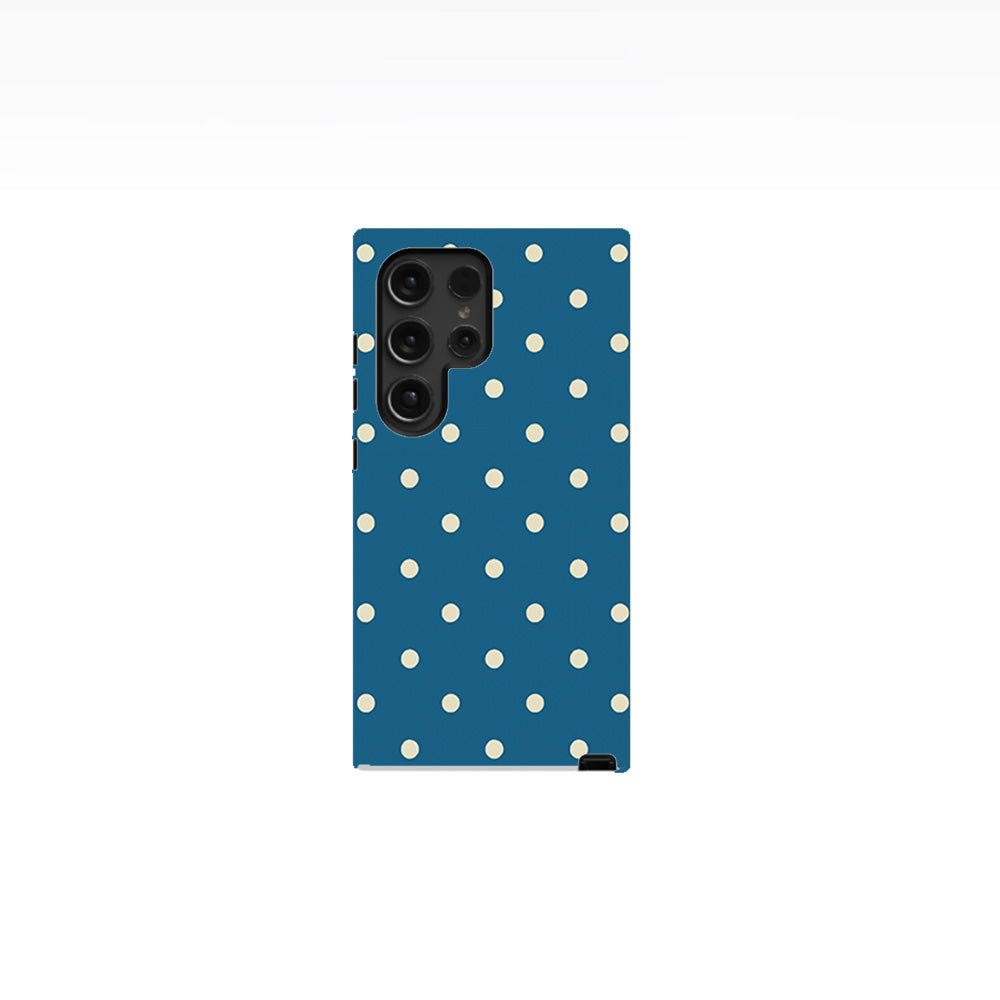 Happy Teal Polka Phone Case
