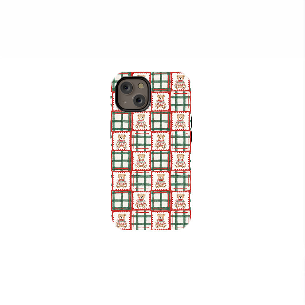 Teddy Bear Checks Phone Case