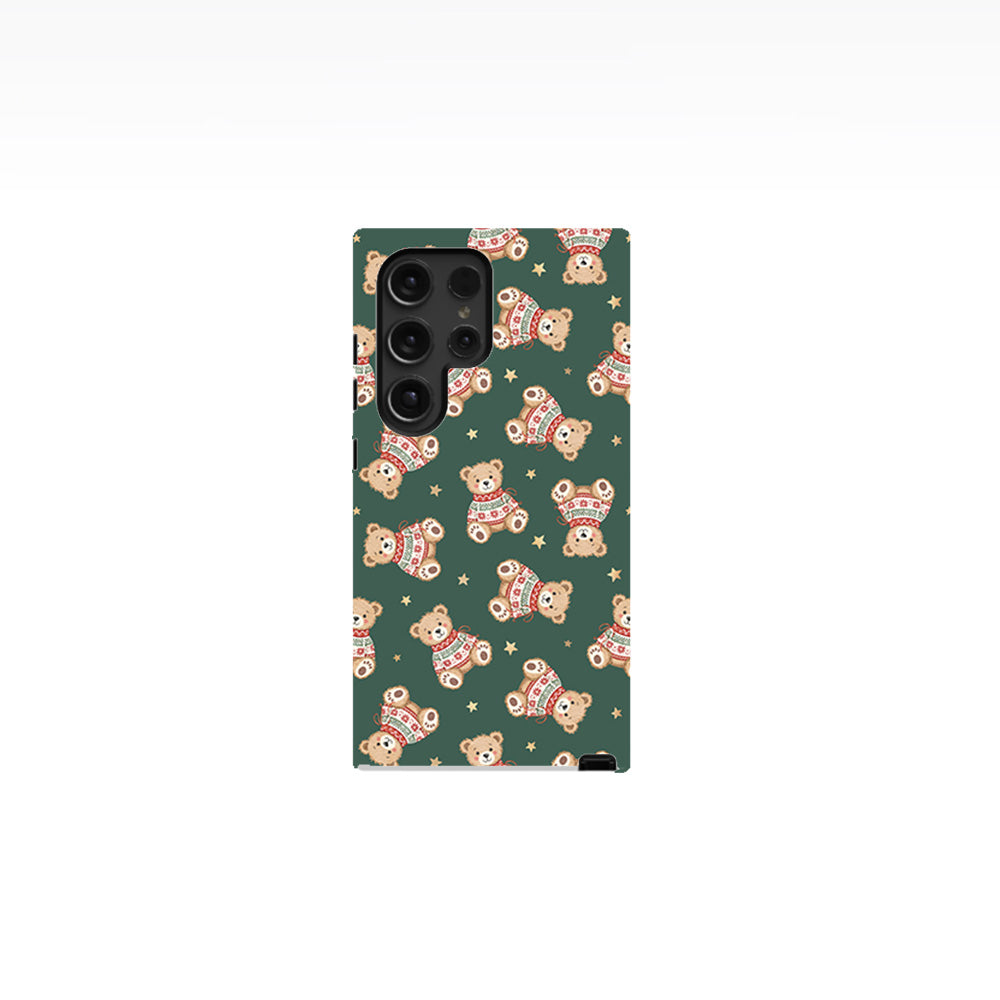 Cozy Sweater Teddy Bear Phone Case