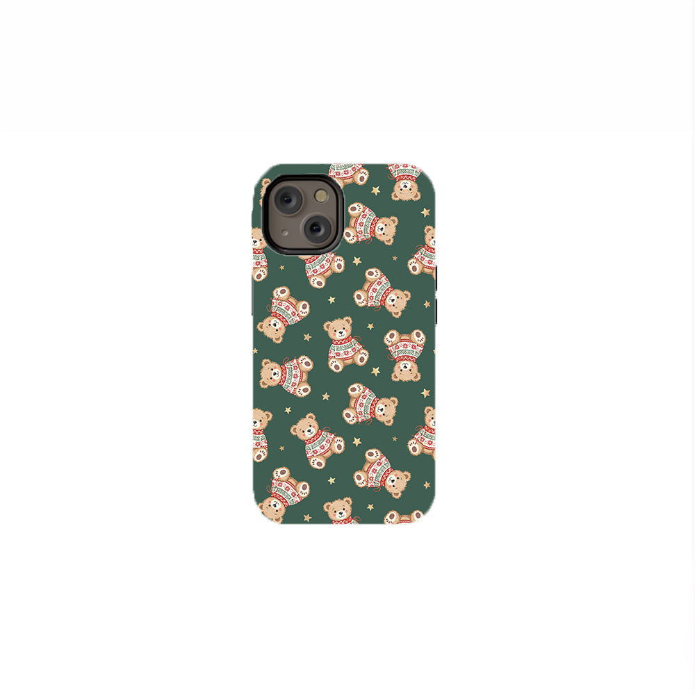 Cozy Sweater Teddy Bear Phone Case