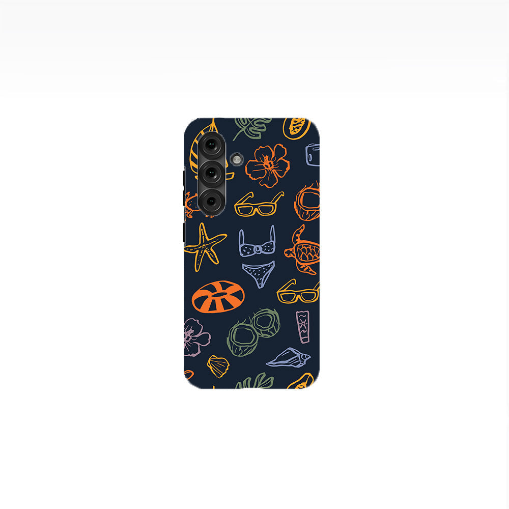 Doodle Summer Vacation Phone Case