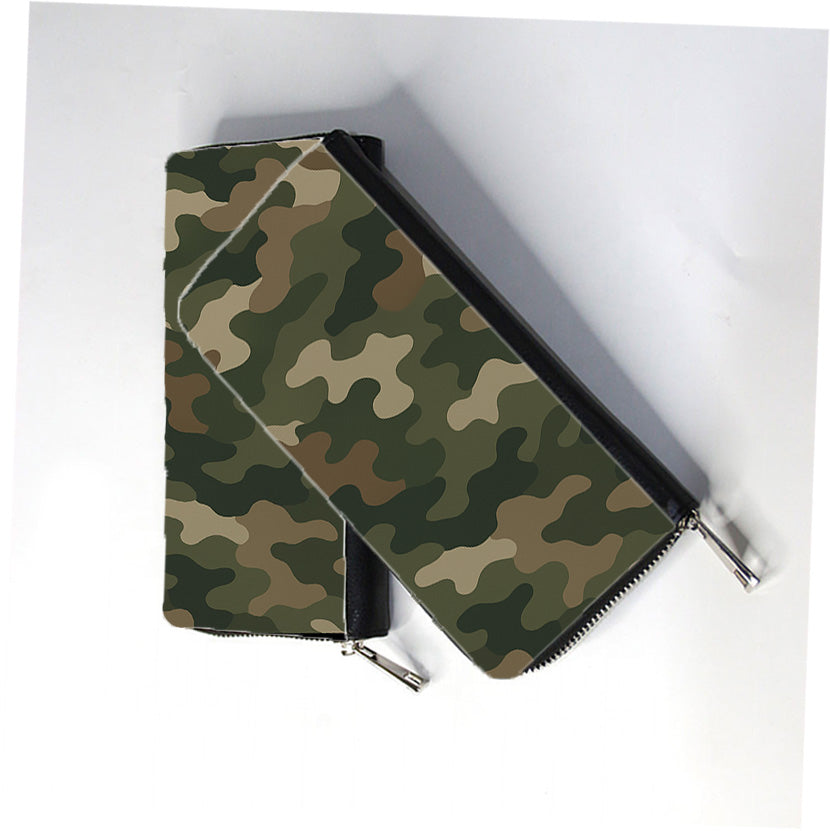 Urban Camo Zip Wallet