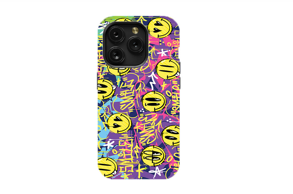 Graffiti Happy Smiling Face Phone Case
