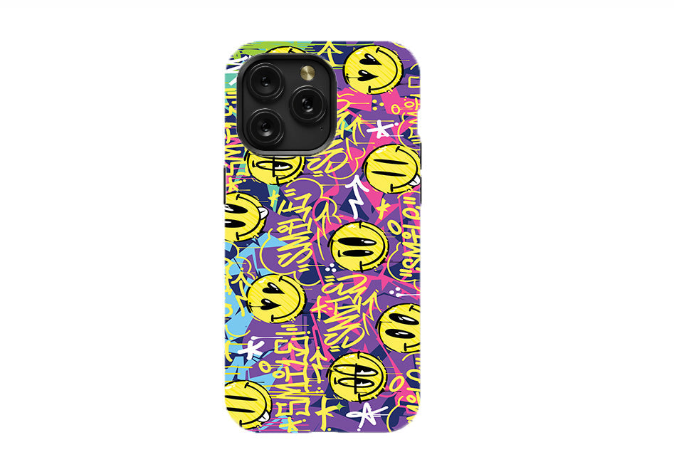 Graffiti Happy Smiling Face Phone Case