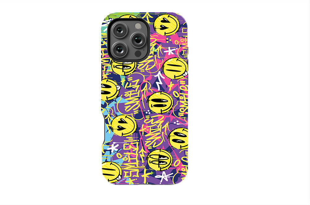 Graffiti Happy Smiling Face Phone Case
