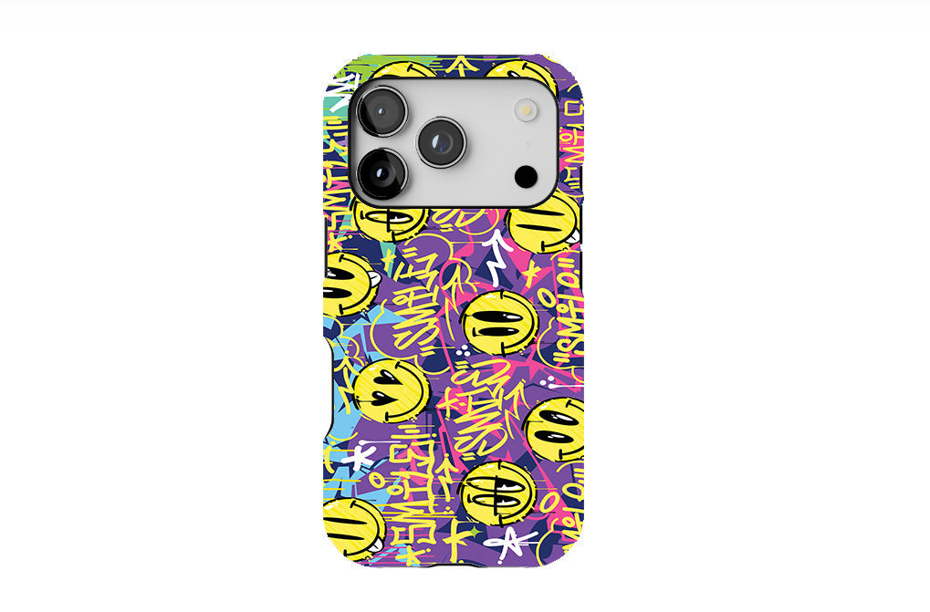 Graffiti Happy Smiling Face Phone Case