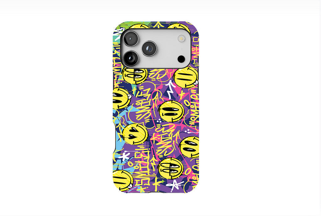 Graffiti Happy Smiling Face Phone Case