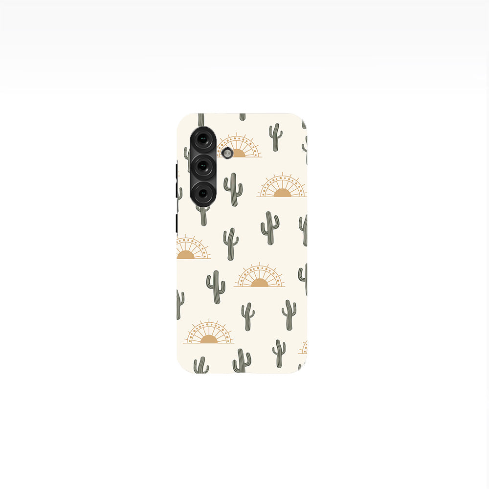 Summer Cactus on Desert Phone Case