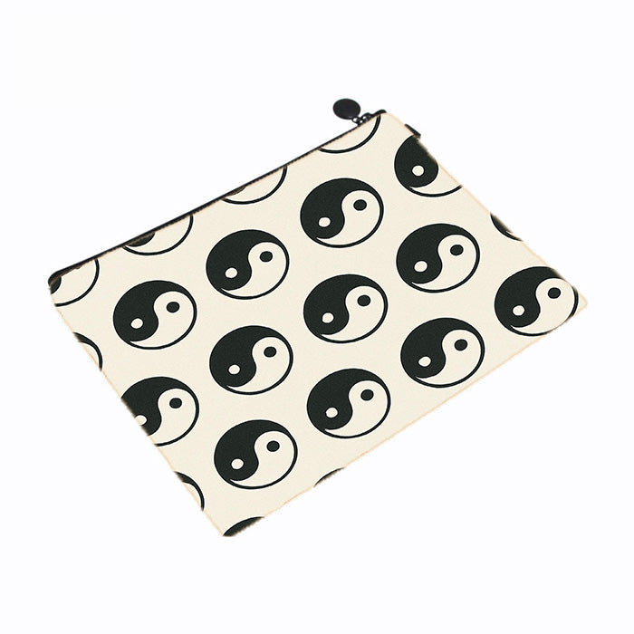 Yin Yang Pattern Makeup Bag