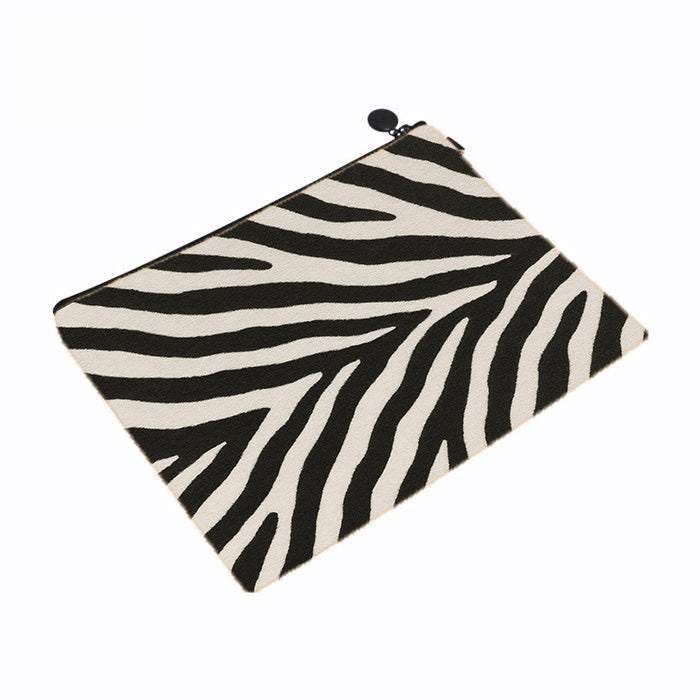 Zebra Skin Texture Makeup Bag