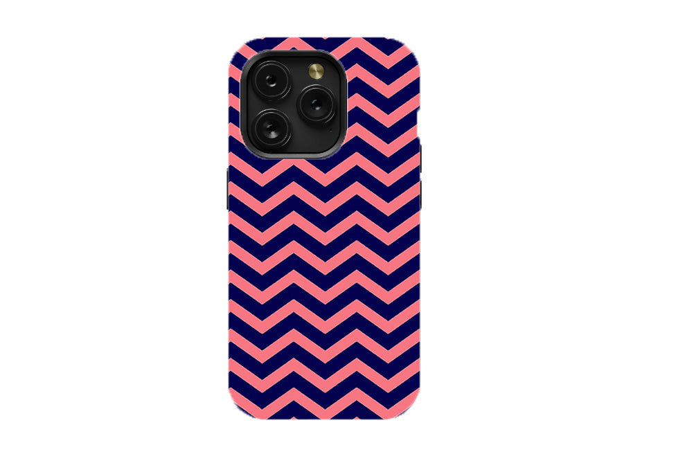 Coral ZigZag Phone Case