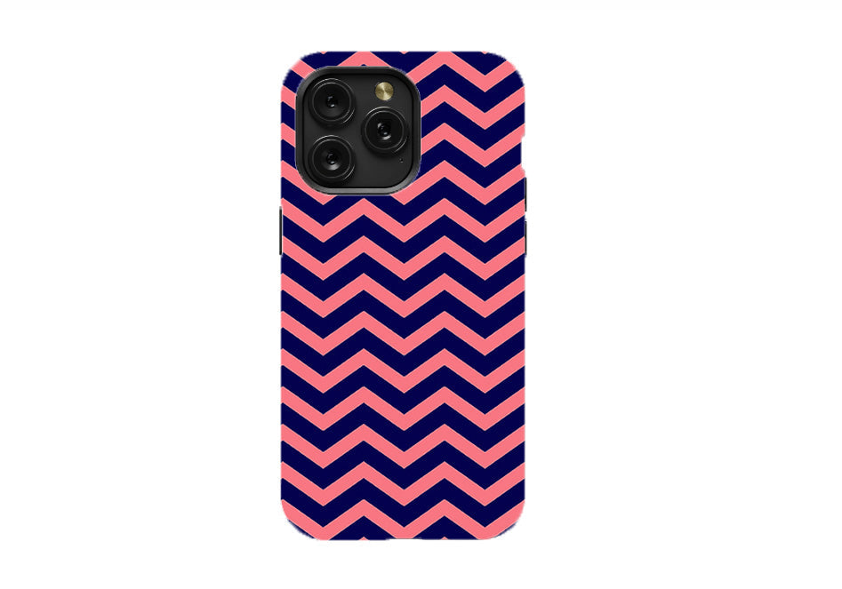 Coral ZigZag Phone Case