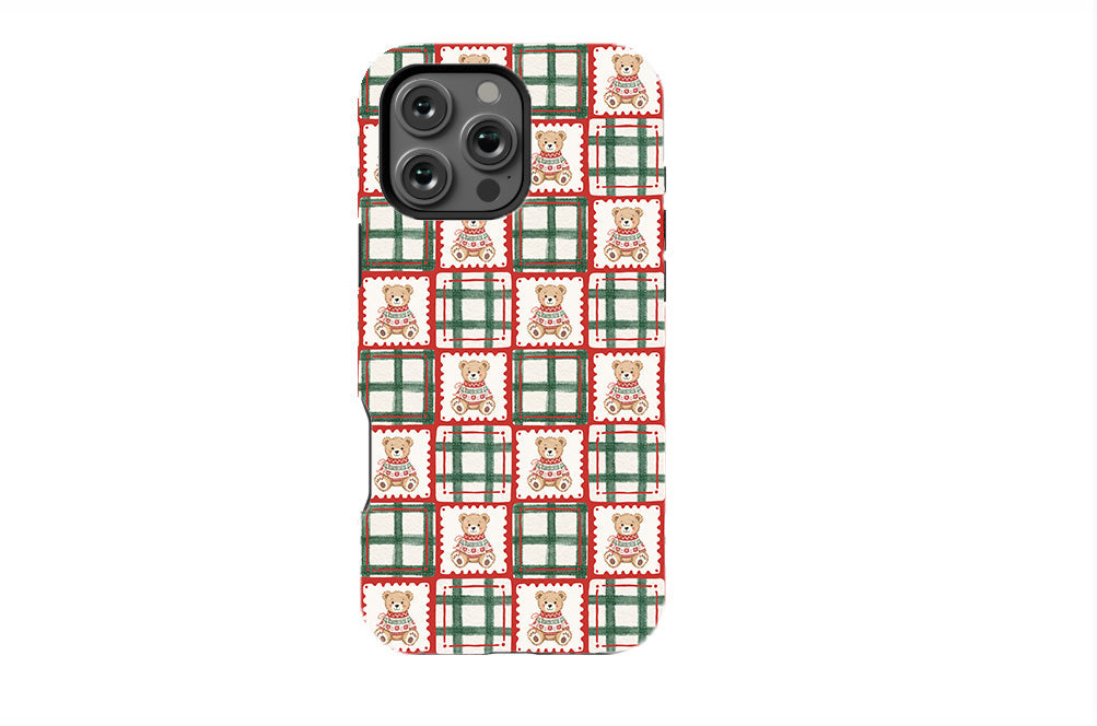 Teddy Bear Checks Phone Case