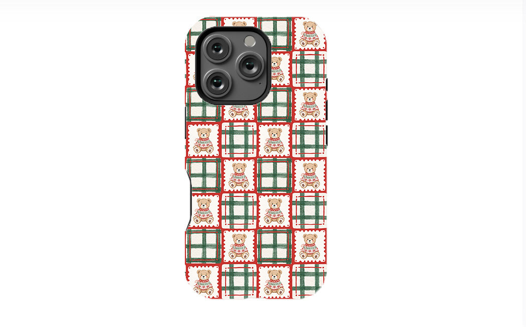 Teddy Bear Checks Phone Case