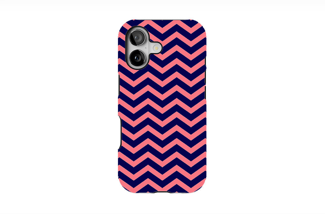 Coral ZigZag Phone Case