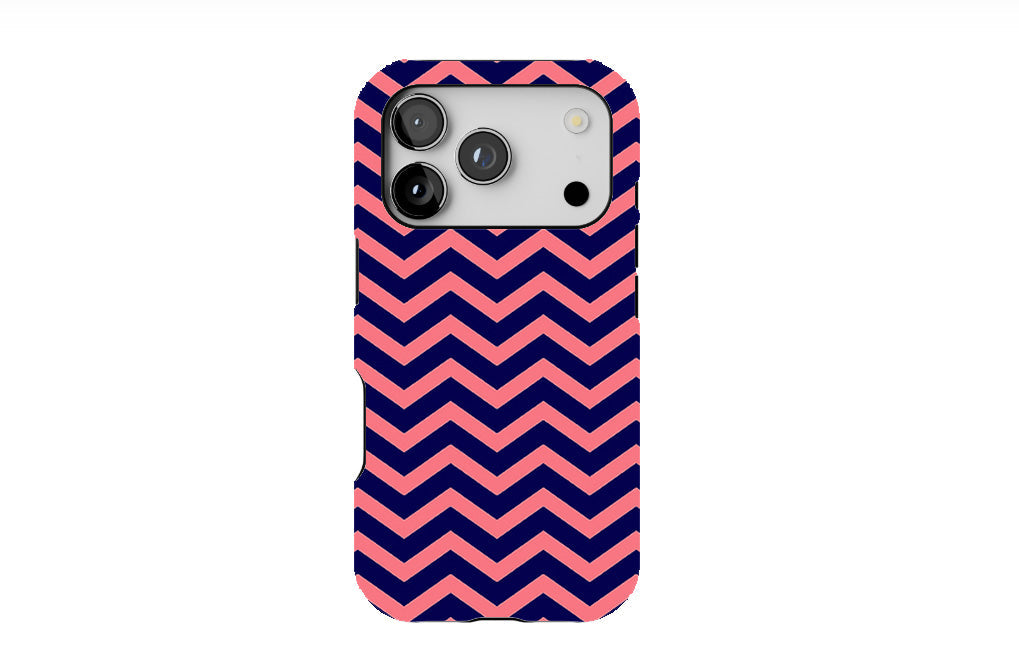 Coral ZigZag Phone Case