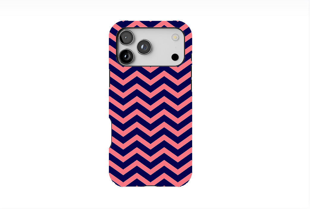 Coral ZigZag Phone Case