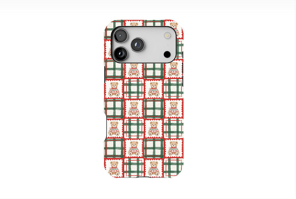 Teddy Bear Checks Phone Case