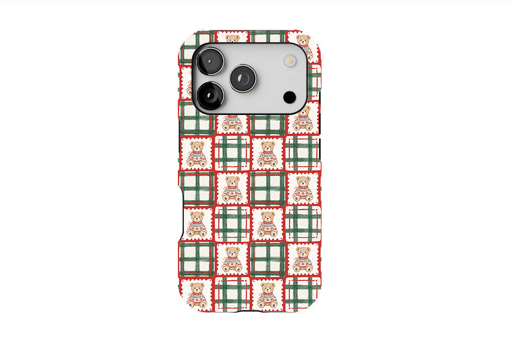 Teddy Bear Checks Phone Case