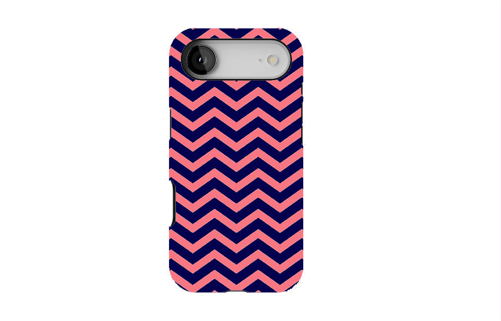 Coral ZigZag Phone Case