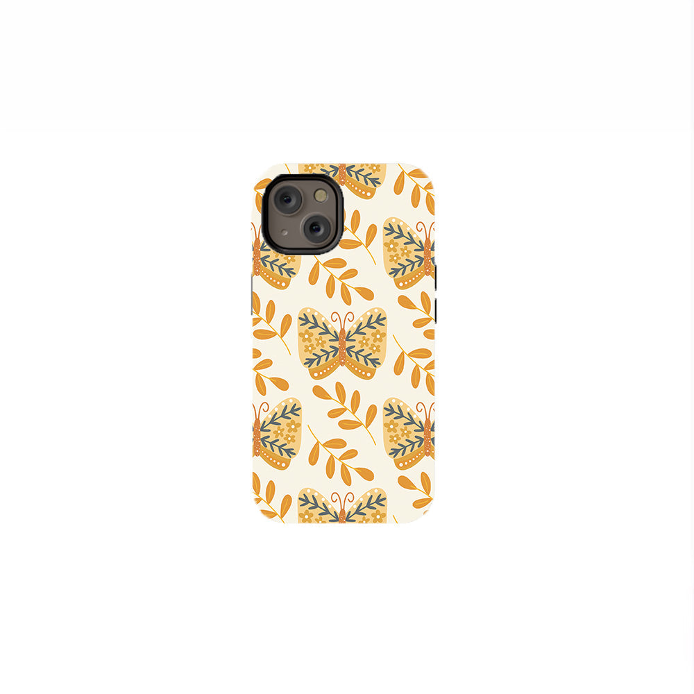 Boho Botanical Butterflies Phone Case