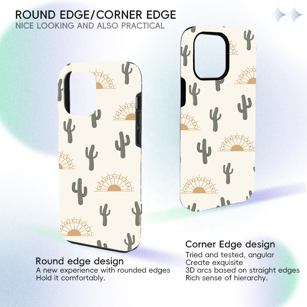 Summer Cactus on Desert