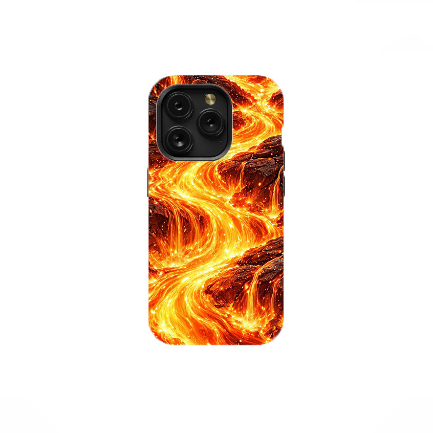 Blazing Lava Phone Case