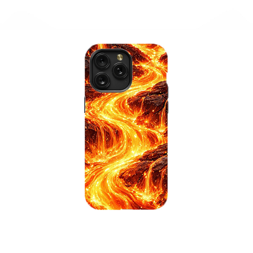 Blazing Lava Phone Case