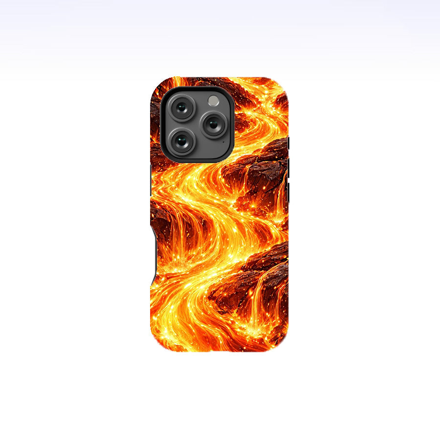 Blazing Lava Phone Case